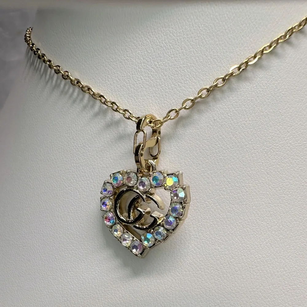 Iridescent Rhinestone Zipper Pull - Picture 3 of 9